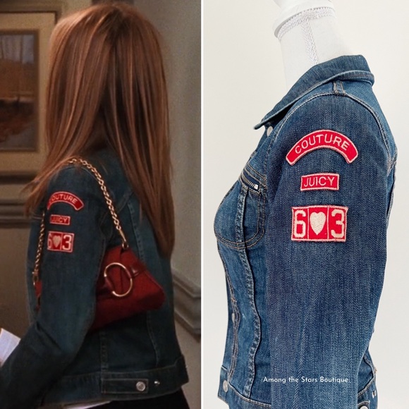 Super Rare Y2K Vintage Juicy Couture Denim Jacket ASO Rachel Green in Friends - Picture 7 of 14